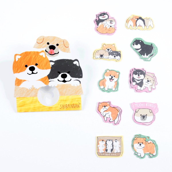 Shibanban brothers sticker pack and individual stickers