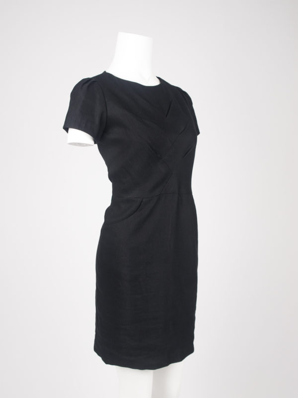 Oru pocket dress - Noir, perspective to right