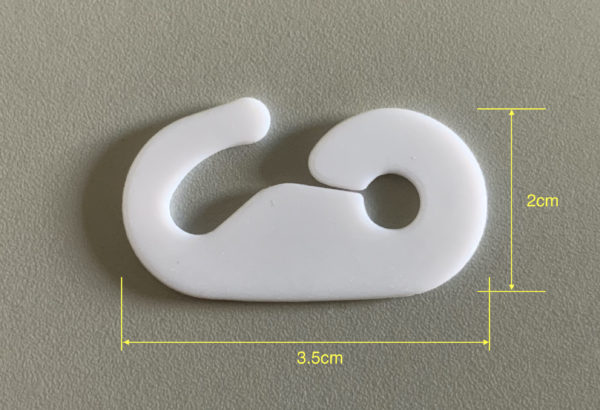 Dimension of short holder 3.5cm by 2cm