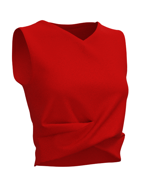 Coreline Twist top mandarin orange Coreline Sleeveless twist top mandarin orange icon