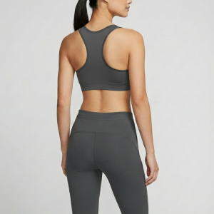 Coreline tights thigh length tights grey back view